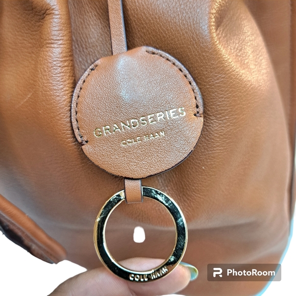 Cole Haan G Series Leather Brown Detachable Shoulder/ Handbag - Picture 5 of 16